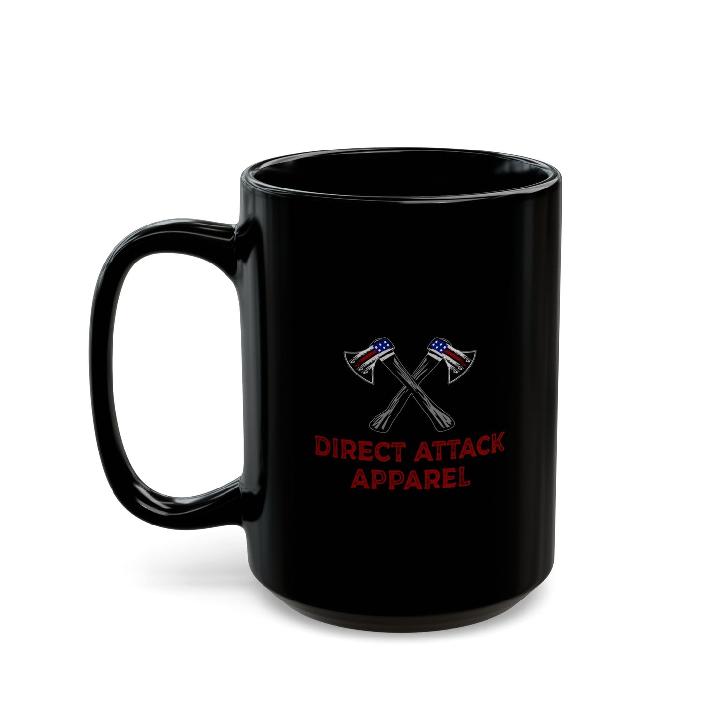 Stay Sharp "USA" Black Mug 15oz