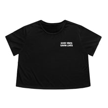Load image into Gallery viewer, Good Vibes Crop Shirt
