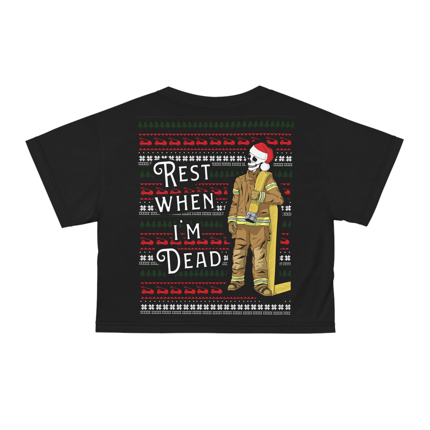 Rest When I'm Dead Crop Shirt