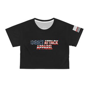 Patriotic Crop Shirt "USA"