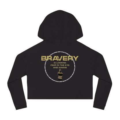 Bravery Crop Hoodie