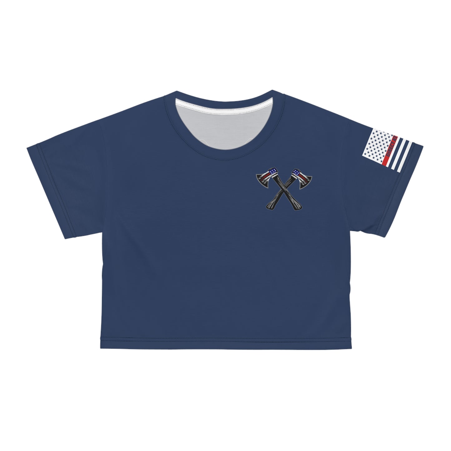 Stay Sharp "USA" Crop Shirt