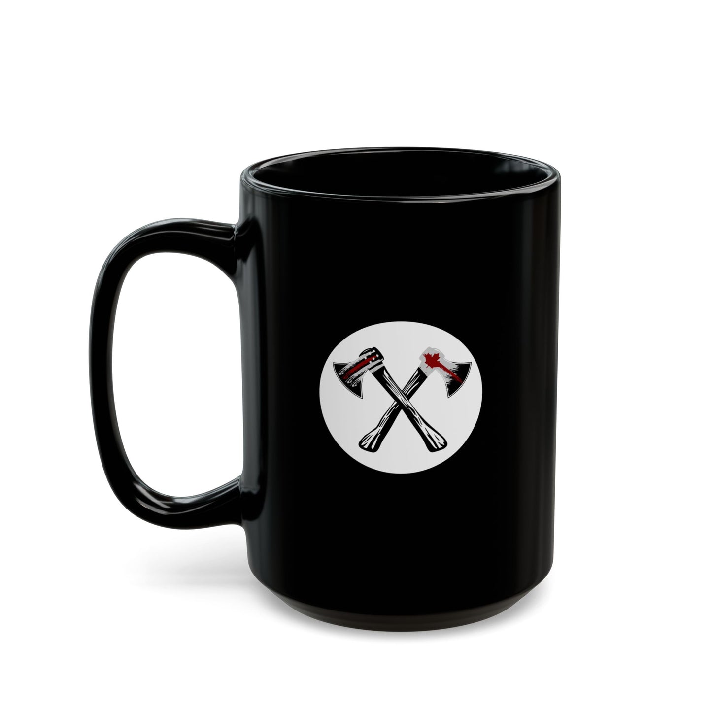 Stay Sharp Black Mug 15oz