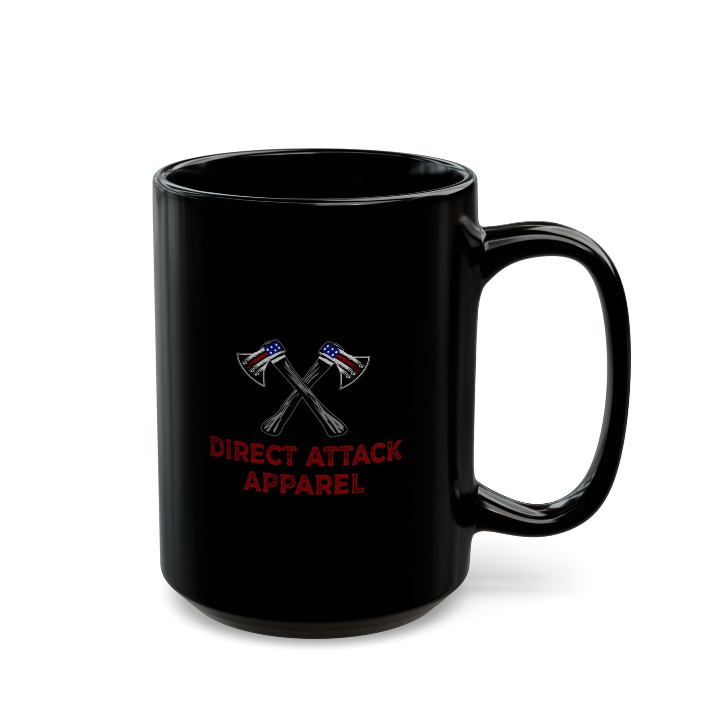 Stay Sharp "USA" Black Mug 15oz