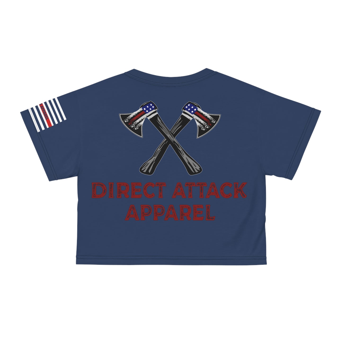 Stay Sharp "USA" Crop Shirt