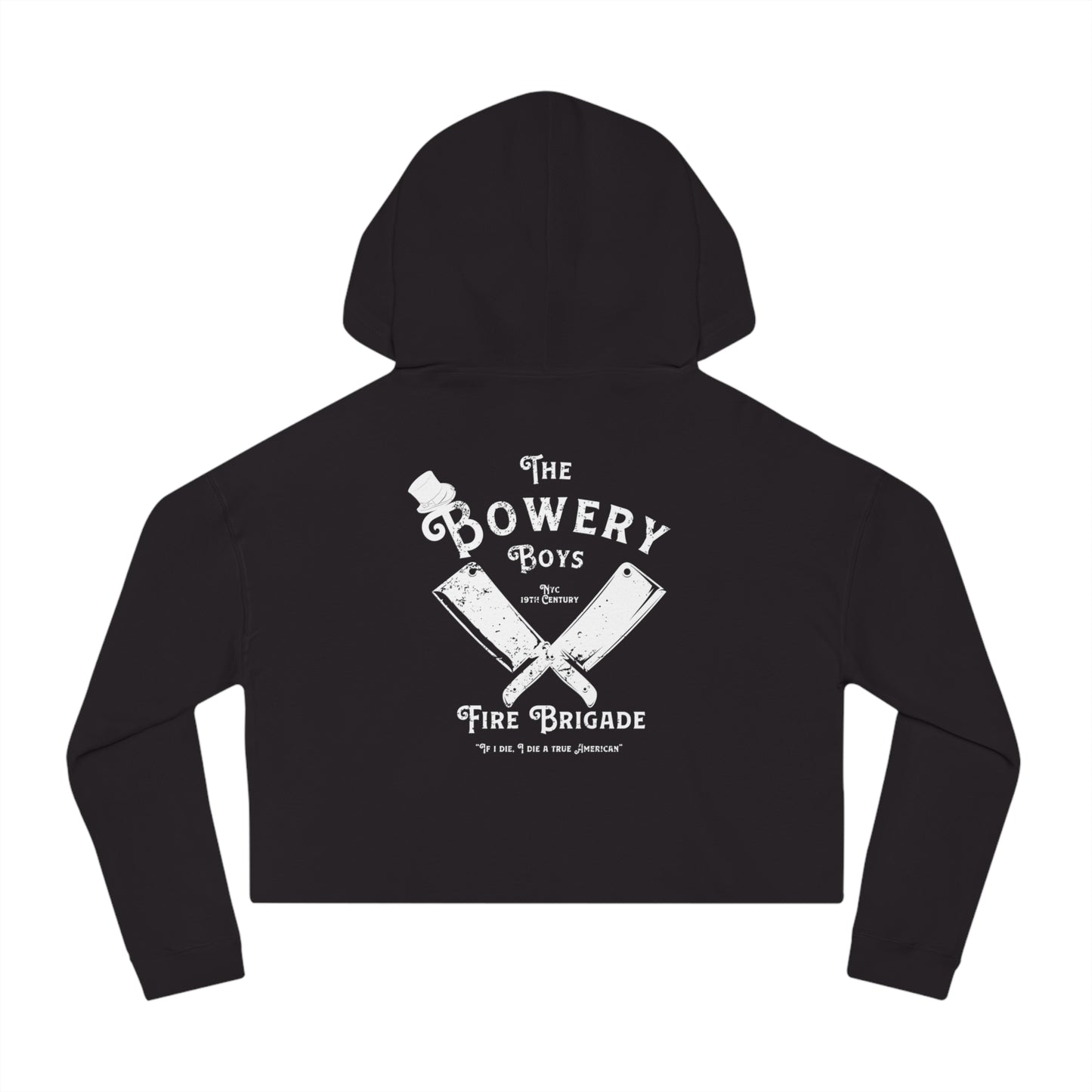 The Bowery Boys Crop Hoodie