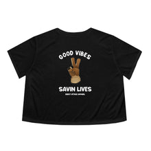 Load image into Gallery viewer, Good Vibes Crop Shirt
