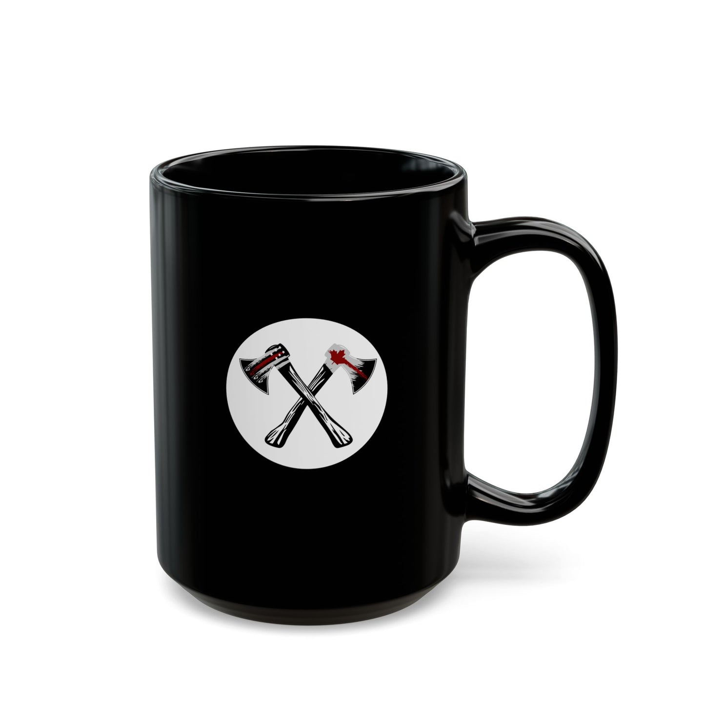 Stay Sharp Black Mug 15oz