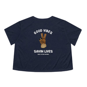 Good Vibes Crop Shirt