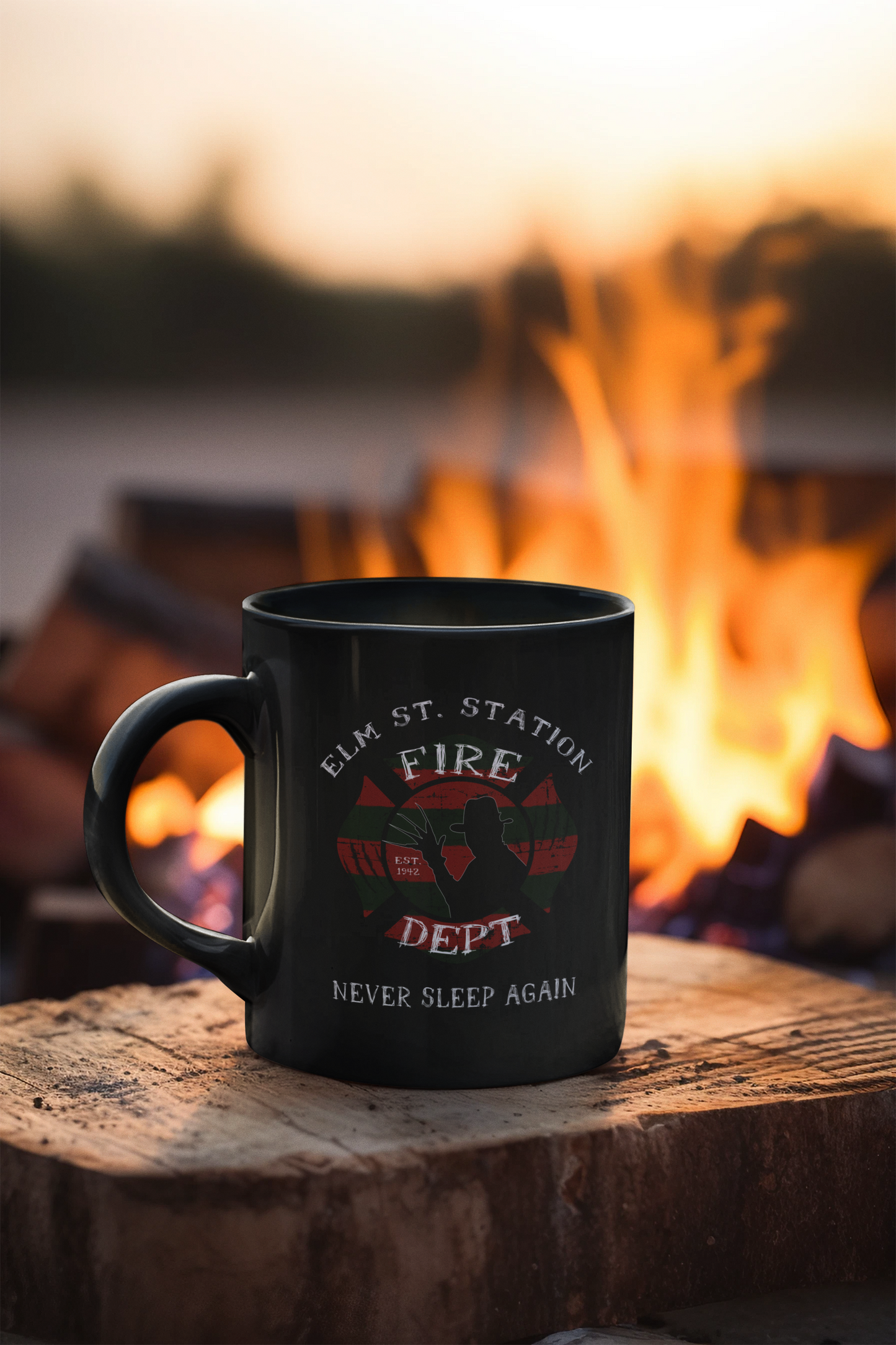 Springwood FD Black Mug 15oz